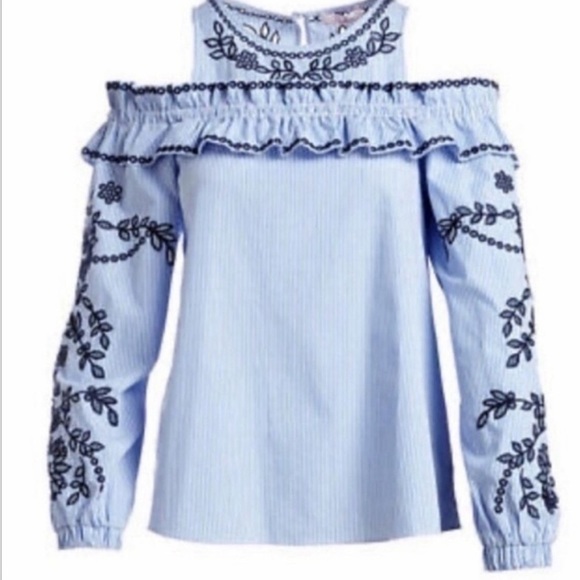 Parker open shoulder blouse. - Picture 2 of 4